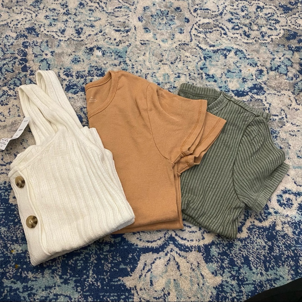 Ribbed top set